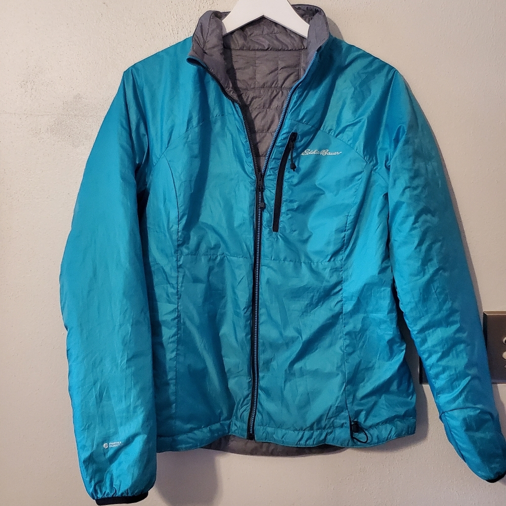 Ellis Reversible Puffer - Chocolate/ Taupe